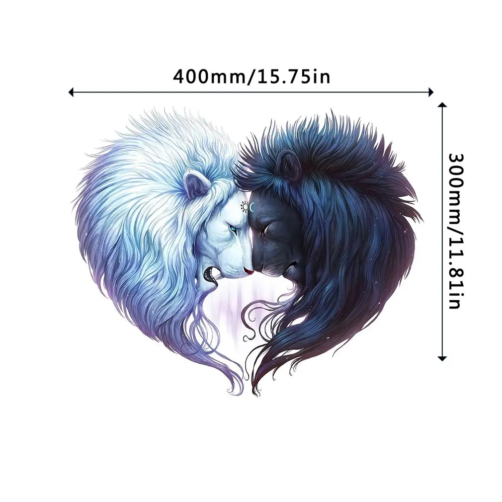 

Cartoon Black And White Lion Diamond Painting Embroidery Needlework Rhinestone Crystal Craft Home Decoration