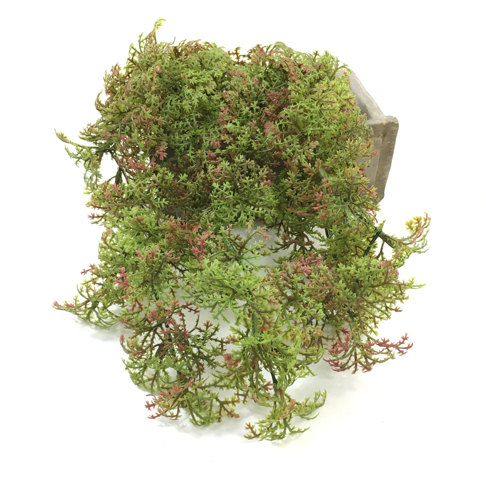 

Искусственный мох, трава, зеленые пластиковые растения для домашнего декора, настольный бонсай