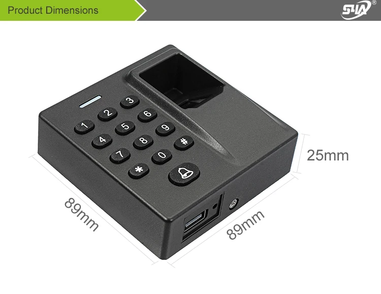 IP68 водонепроницаемая система контроля доступа по отпечаткам пальцев Rfid Контроль доступа Лер Wiegand 26 считыватель отпечатков пальцев антивандальный Открыватель двери