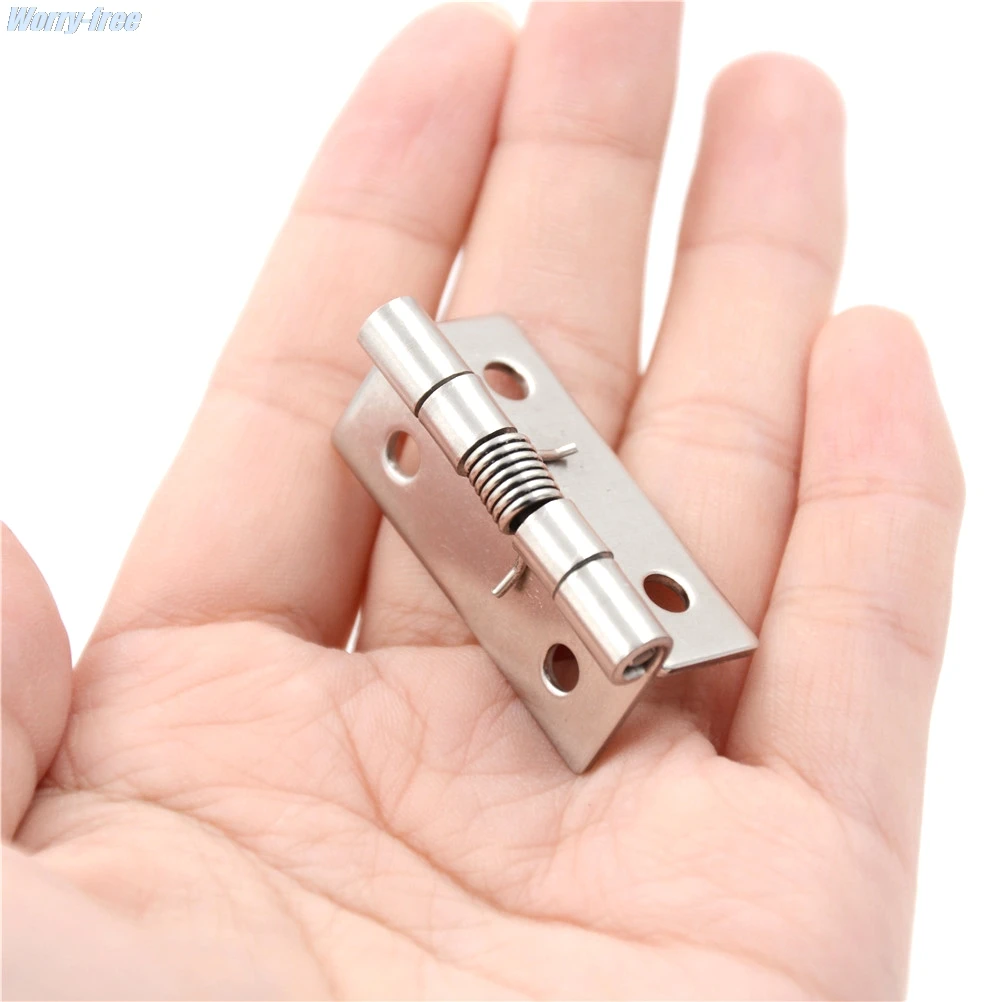 

1pc Hot Stainless Steel Door Hinge Spring Hinge Dis Bution Cabinets Hinge Hardware Hinge