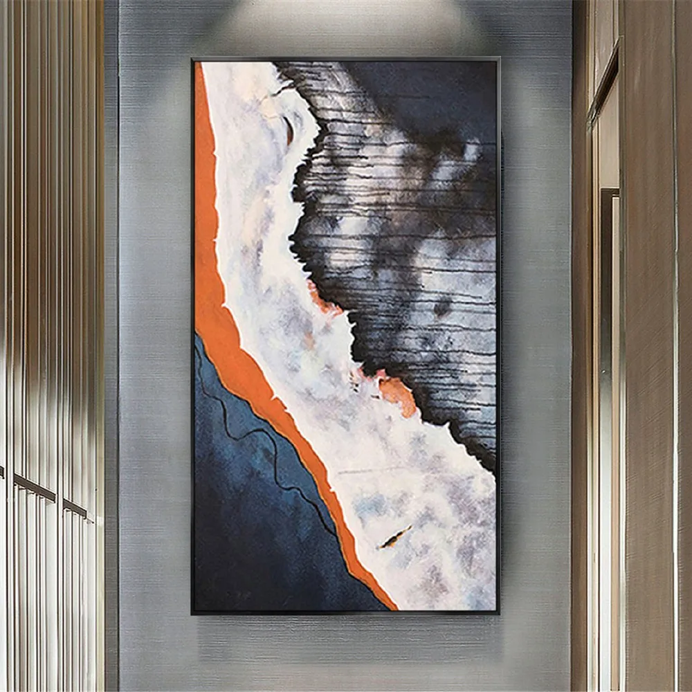 

large size abstract oil painting Hand Painted Modern Colorful tKnife Oil Painting on Canvas Picture For Living Room Home Decor