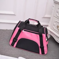 portable pet outgoing travel bag grid breathable teddy pomeranian poodle dog cat pet backpack shoulder handbag carrying case