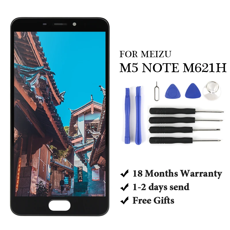 5 дюймов Высокое качество Новый ЖК дисплей для Meizu M5 Note дигитайзер сенсорный экран