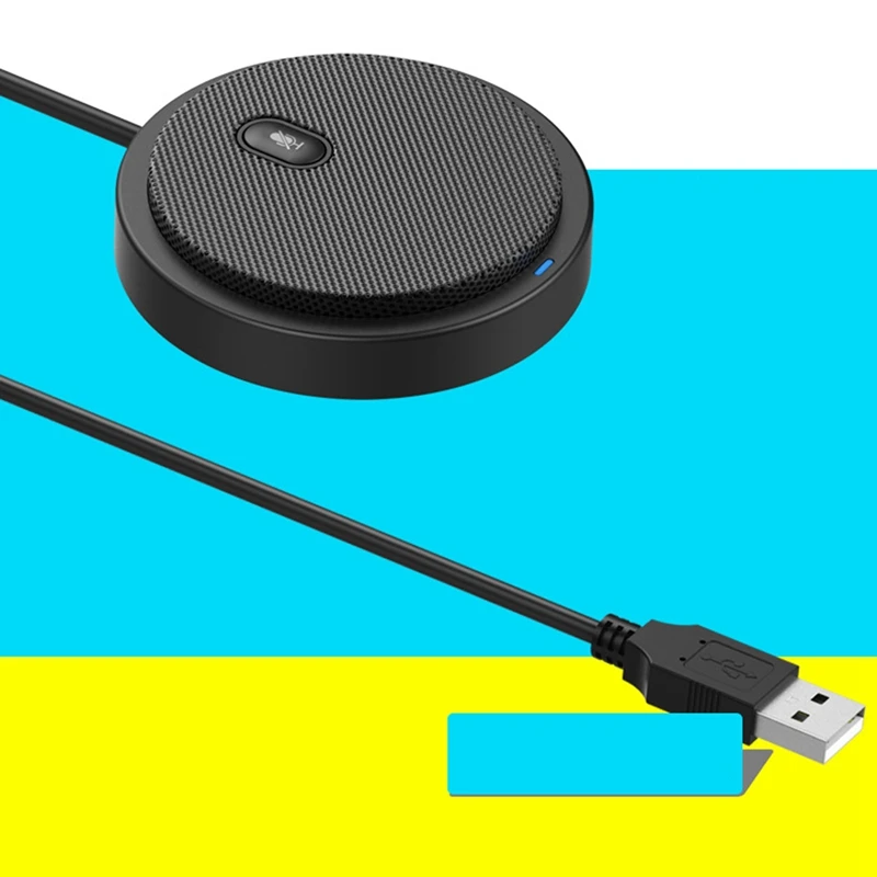 USB всенаправленный конденсаторный микрофон используемый для деловых встреч
