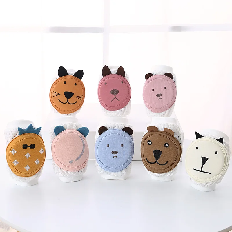 

1 Pair Cotton Baby Knee Pads Cute Cartoon Crawling Protector Kids Kneecaps Children Short Kneepad Baby Anti-slip Safe Leg Warmer