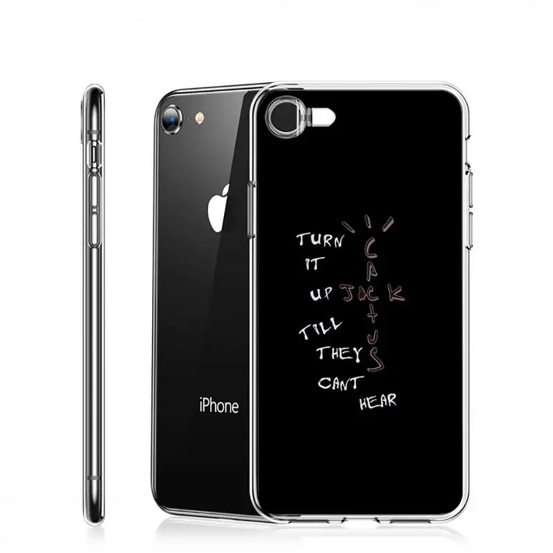 

cactus jack letter words Phone Case Transparent for iPhone Samsung A S 11 12 6 7 8 9 10 20 Pro X XS Max XR Plus lite