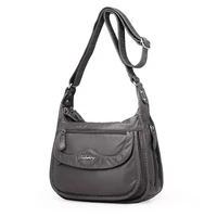 fashion women shoulder bag pu leather crossbody bag high quality messenger bag grey females handbag designer totes soft purse