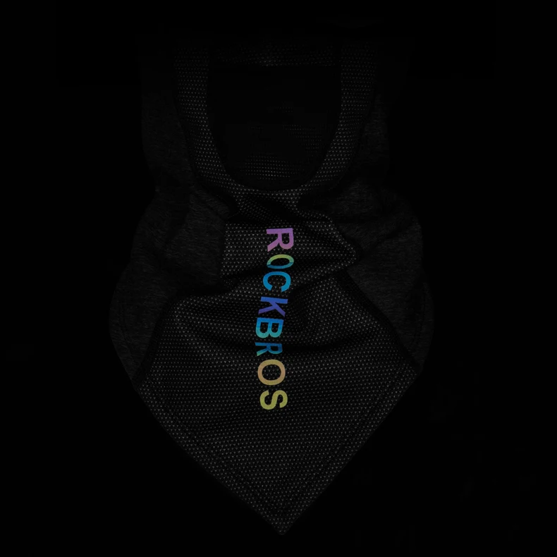 ROCKBROS велосипедная Лыжная маска зимняя ветрозащитная сохраняющая тепло Brethable Relective Facemask Earmuff удлиненная маска для лица шарф