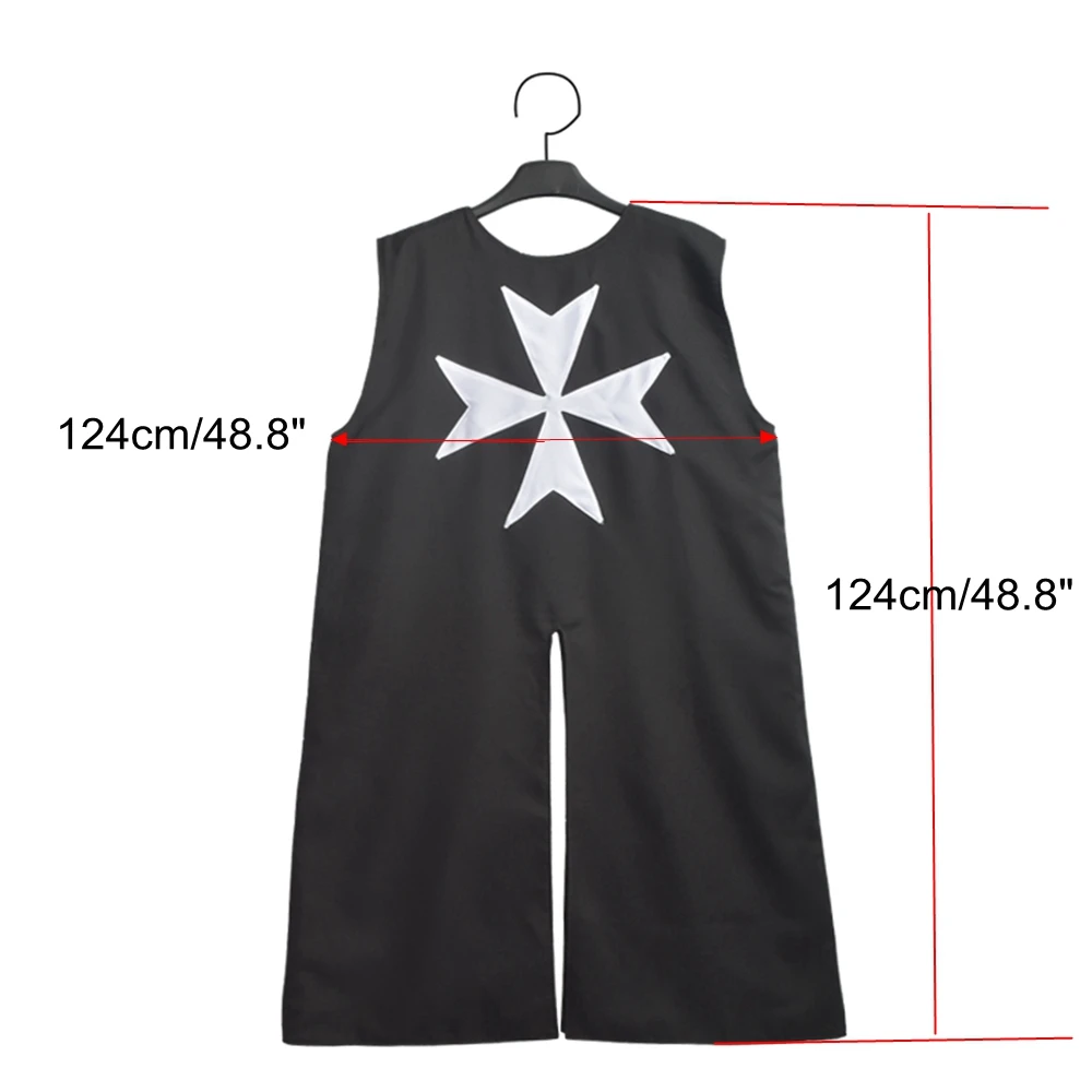 Лидер продаж 2020 Хэллоуин средневековый костюм для взрослых мужчин храмовник