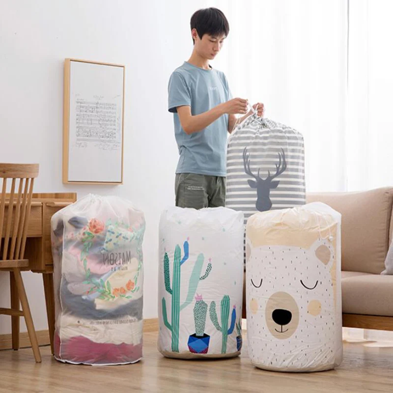 Сумка для хранения стеганого одеяла складная сумка одежды женский гардероб