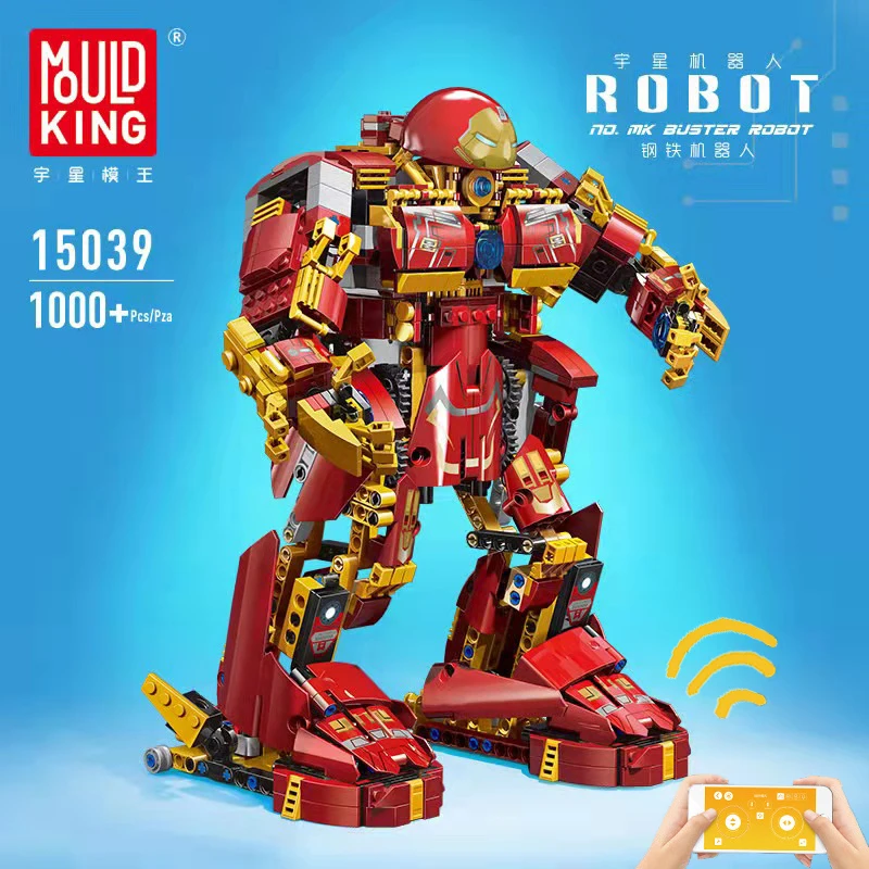 Стальной робот-пазл с дистанционным управлением программирование через