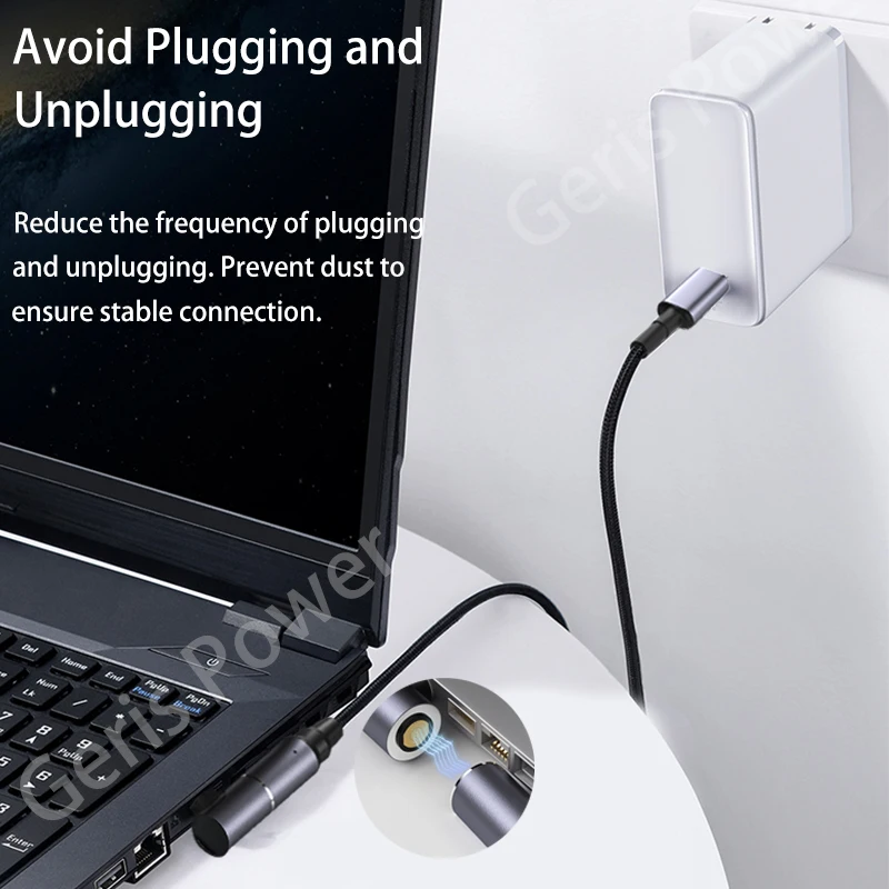 Универсальный адаптер питания для ноутбуков 100 Вт Тип C USB PD на Dc преобразователь