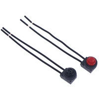 220v waterproof push button on off switch with 4 leads motorcycle car boat 1pc