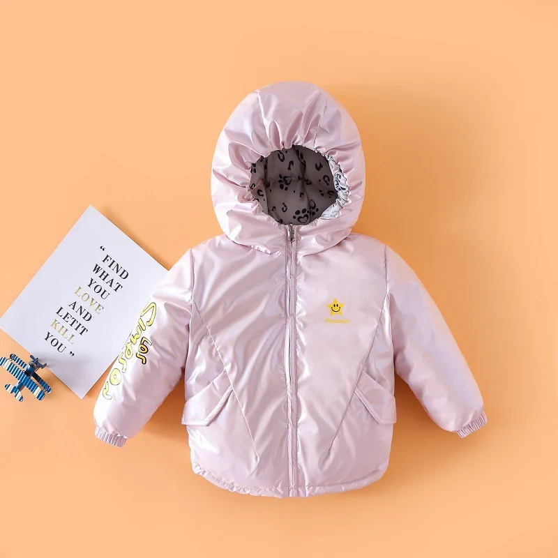 

2020 New Children Down Jacket Waterproof Boys Jacket Wash-Free Girls Coat Winter Toddler Kids White Duck Down Double-Sided Wear