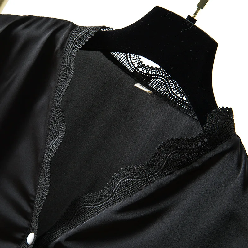 

Casual New Women Loose Pajamas Sets Summer Short Sleeve Shirts+Pants Sleepwear Nightwear Woman Pajama Homewear Robe