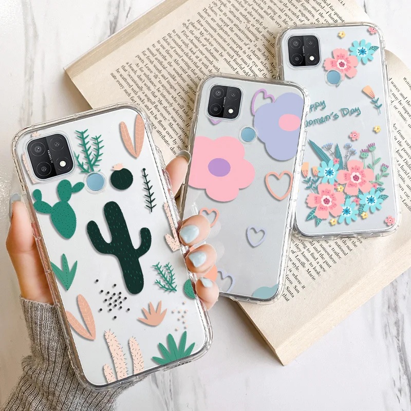 

Print Case For Samsung S20 FE Cases Clear Funda Galaxy S21 Ultra S30 Plus S10 Plus Note 20 Ultra M21 M31 Bumper Soft Flower