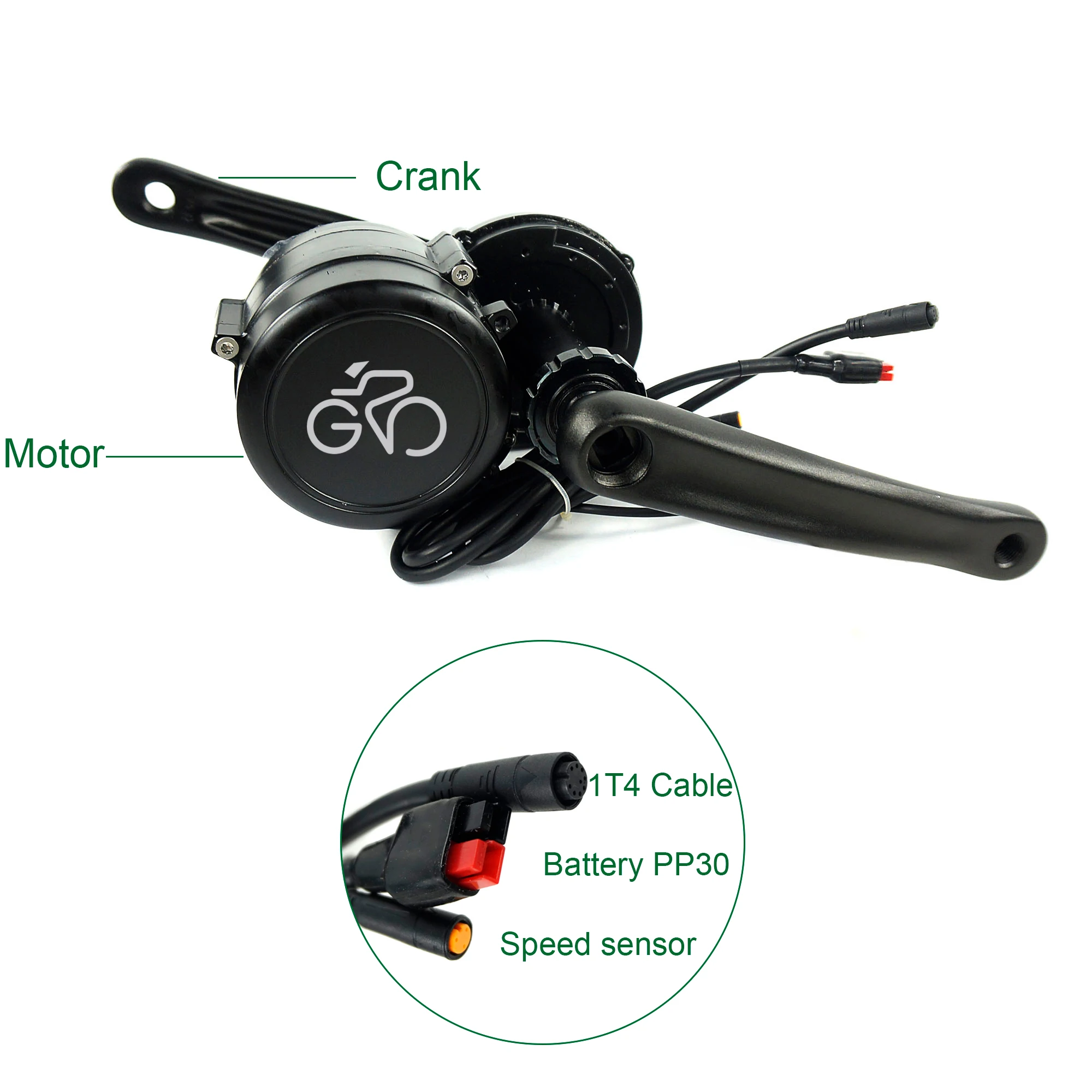 Okfeet GP Midmotor 36 В 350 Вт 36 в 250 Вт датчик крутящего момента скорости интегрированный мощный цветной ЖК-дисплей Ebike комплект конвертации