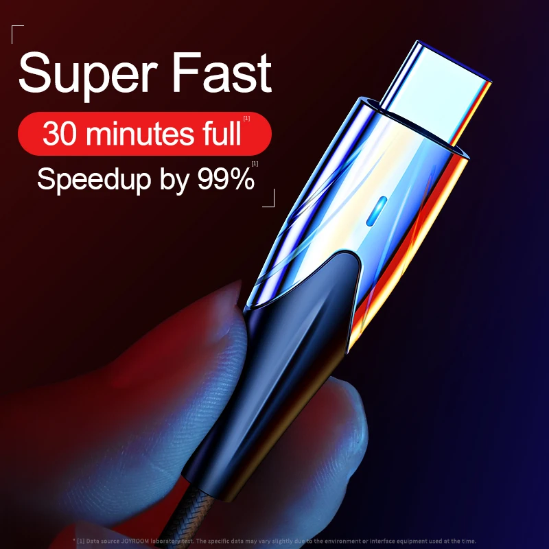 Joyroom 5A usb type-C кабель для быстрой зарядки типа C Быстрая зарядка usb кабель для светодиодного зарядного устройства для Xiaomi samsung зарядный кабель для передачи данных