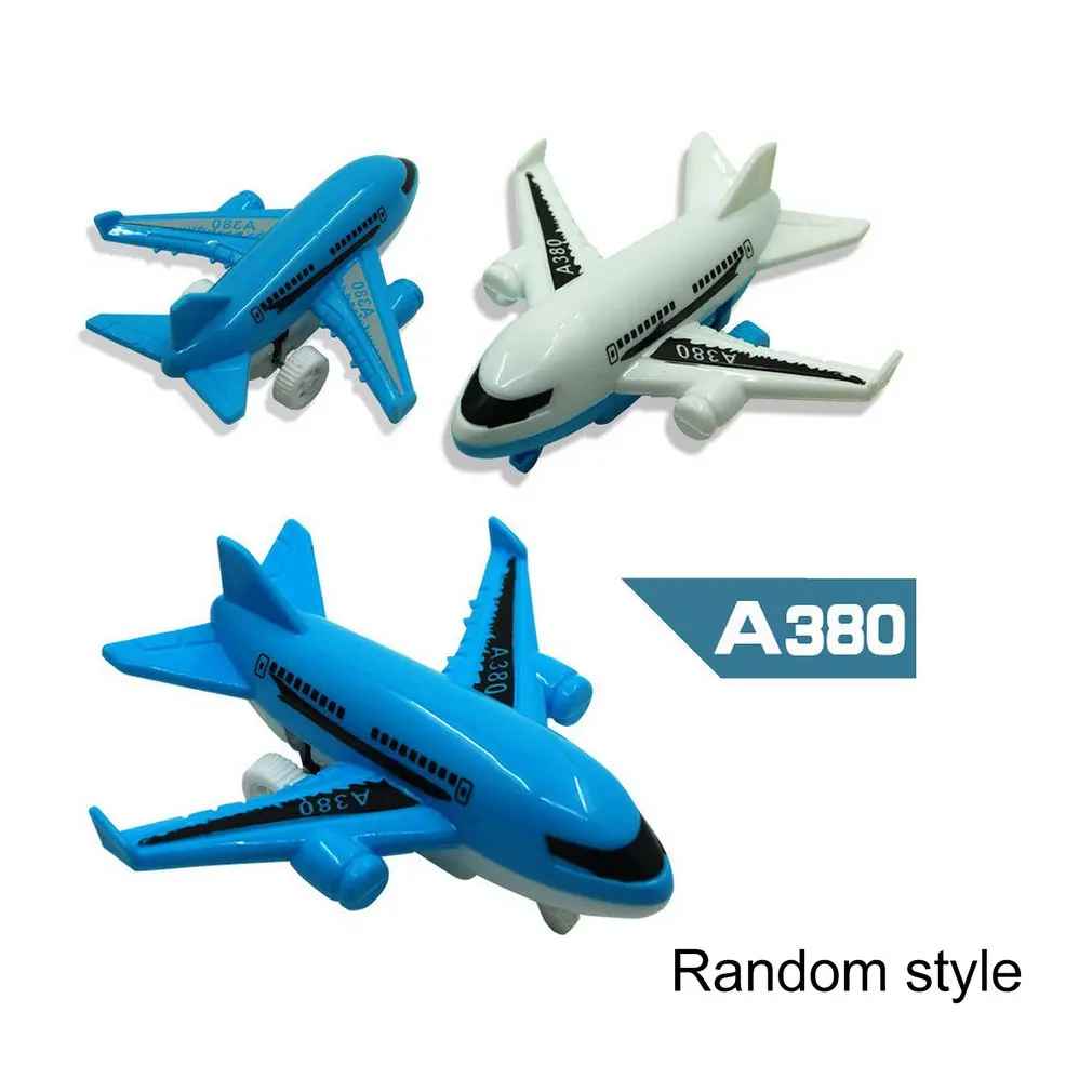 

New A380 Pull Back Aircraft Resistant To Falling Infant Toys Small Aircraft For Children Gift
