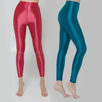 xckny new colour sexy stockings shiny yoga leggings sport women fitness japanese pantyhose high waist tights