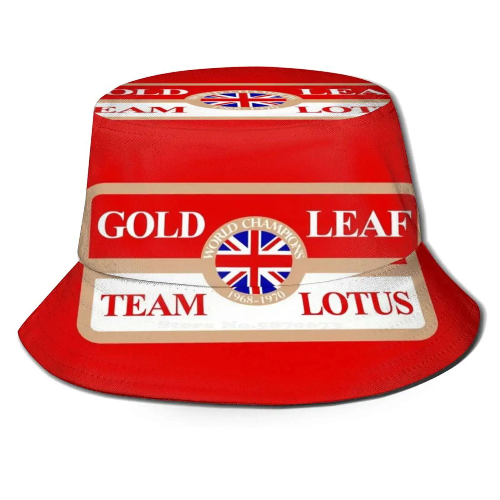 

Команда Lotus F1 Женская Мужская шляпа рыбака Панама Шляпы команда Лотос гоночный золотой лист Классическая Ретро 1968 1969 1970