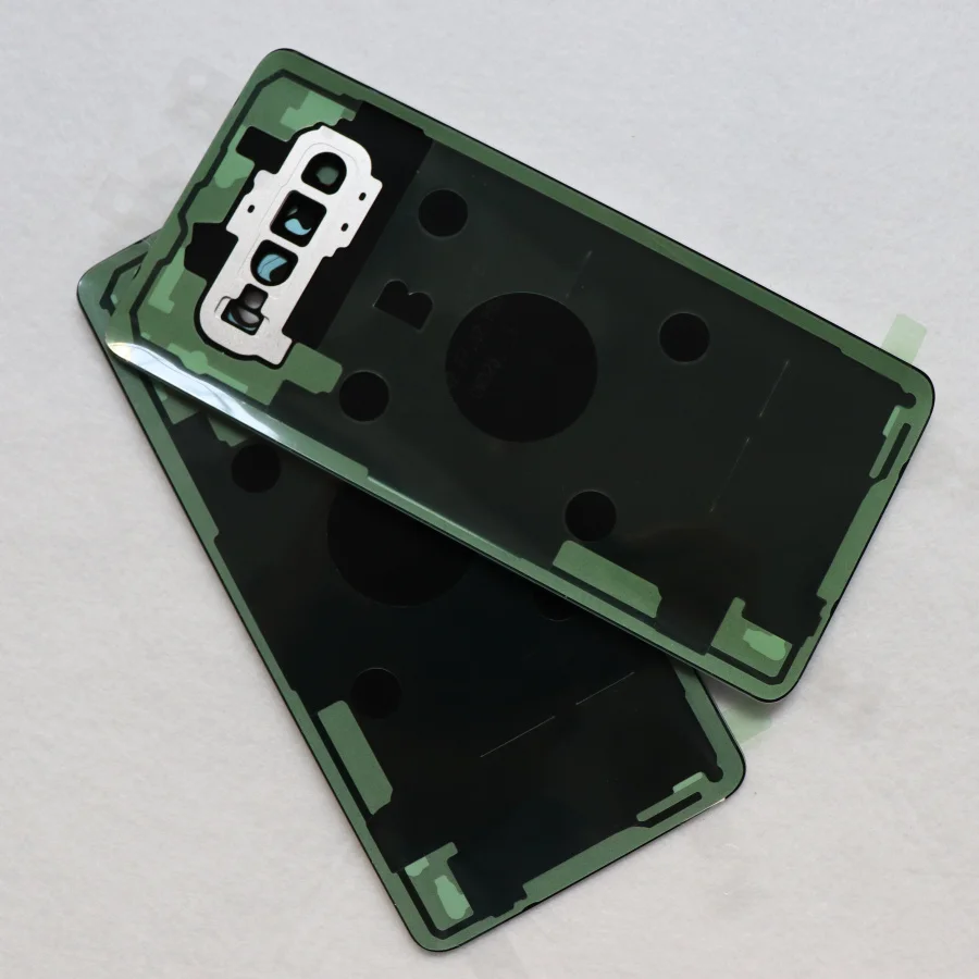 Стеклянная задняя крышка для батареи S10 для samsung Galaxy S10 Plus G973 G973F G975 S10e G970 Крышка корпуса задней двери наклейка