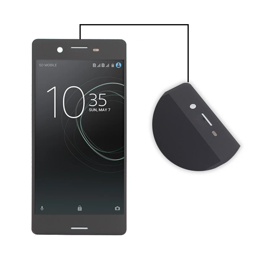 for sony xperia x performance lcd display digitizer assembly for sony xperia xp f8131 f8132 display screen lcd phone parts frame free global shipping