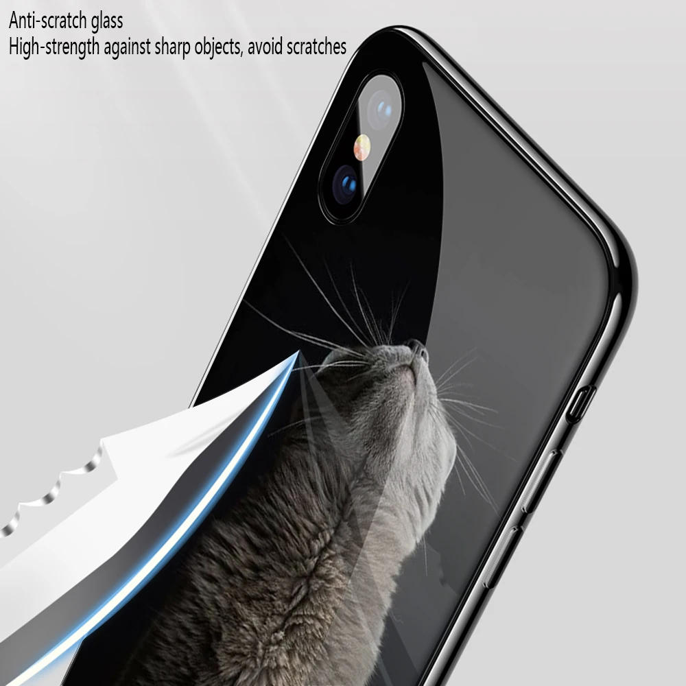 Чехол из закаленного стекла для Vivo V9 V15 Y15 Y17 Y85 Y89 Y91 Y91C Y93 Y95 | Мобильные телефоны и