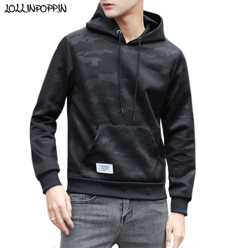Мужские камуфляжные толстовки в стиле Харадзюку мужские свитшоты с капюшоном и