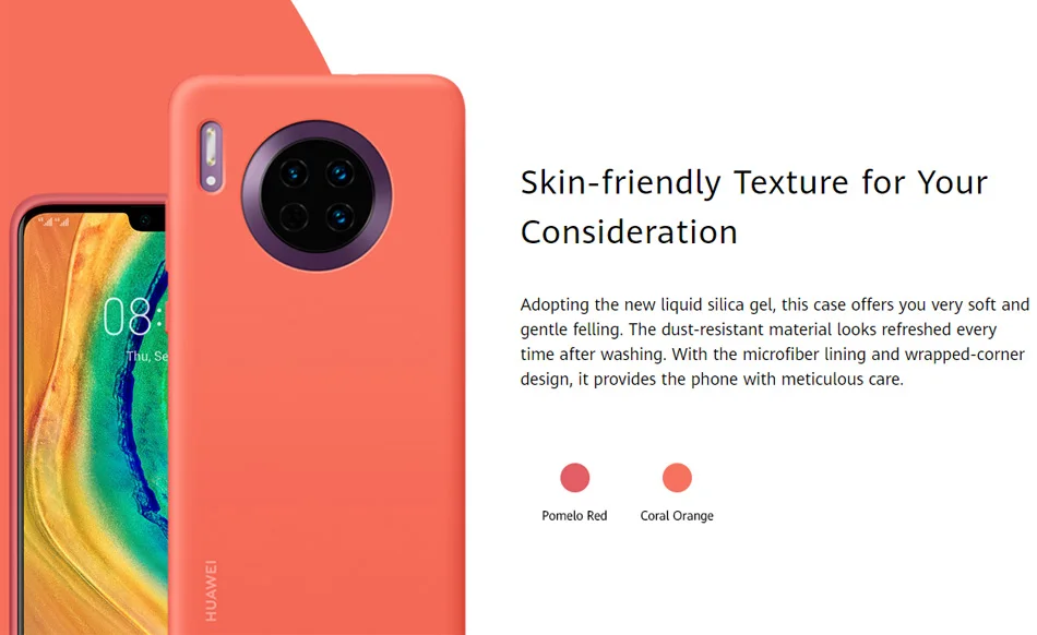Тема для путешествий от huawei mate 30 Pro 5G чехол оригинальная официальная коробка mate 30 Pro силиконовый кожаный чехол LIO-N29/TAS-L09