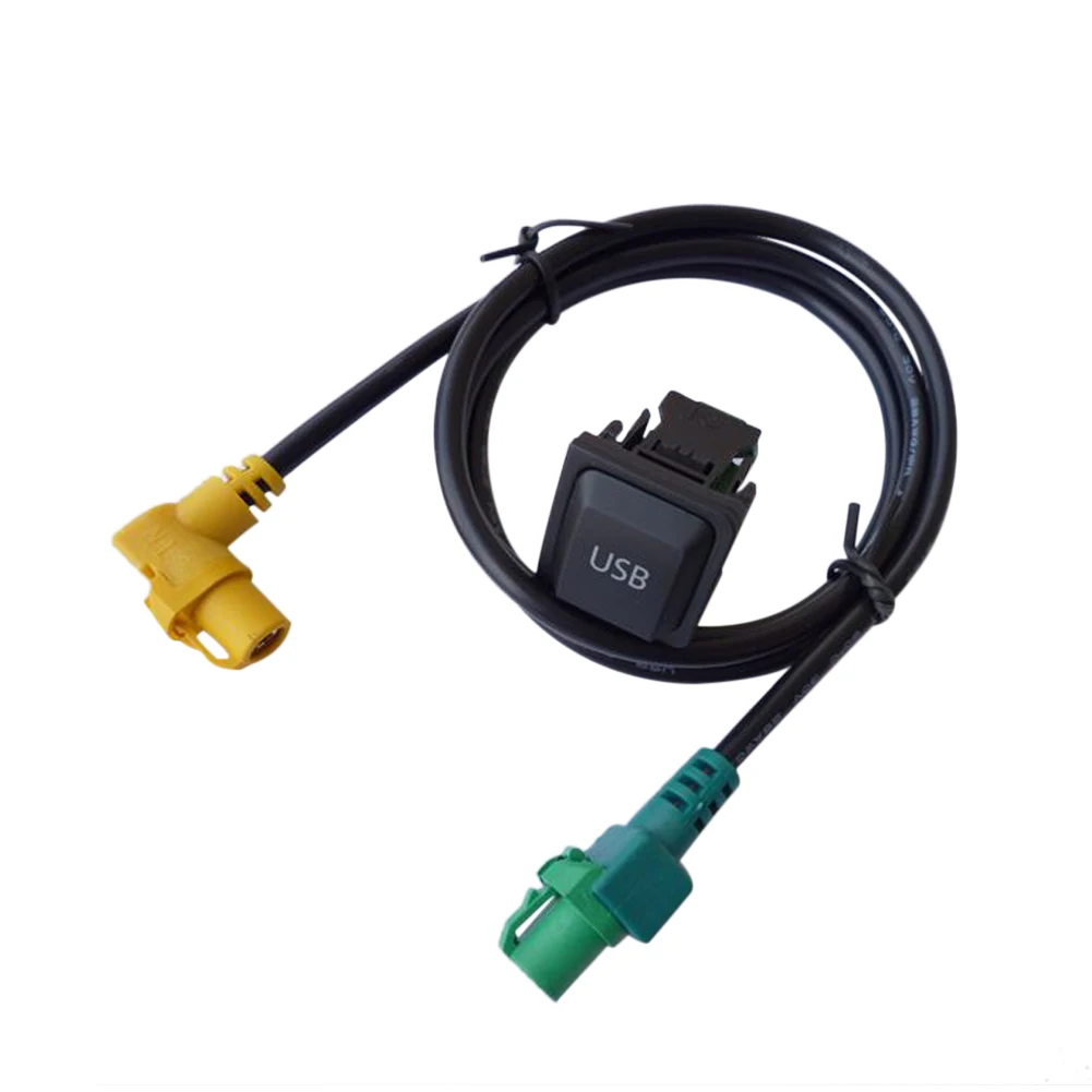 Автомобильный USB-порт AUX-переключатель жгут проводов USB-адаптер RCD510 RNS315 для VW Golf MK6