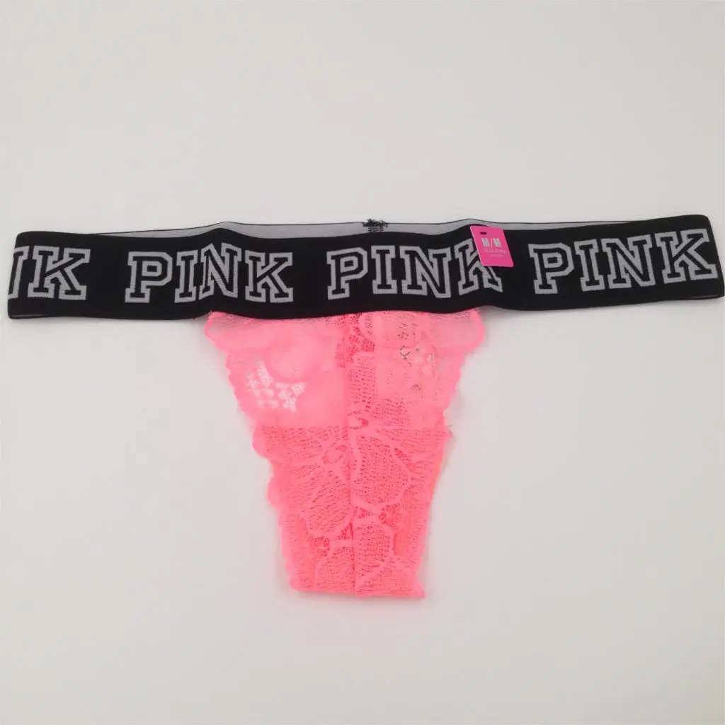 Женское нижнее белье из хлопка с эластичной талией и буквенным принтом женские