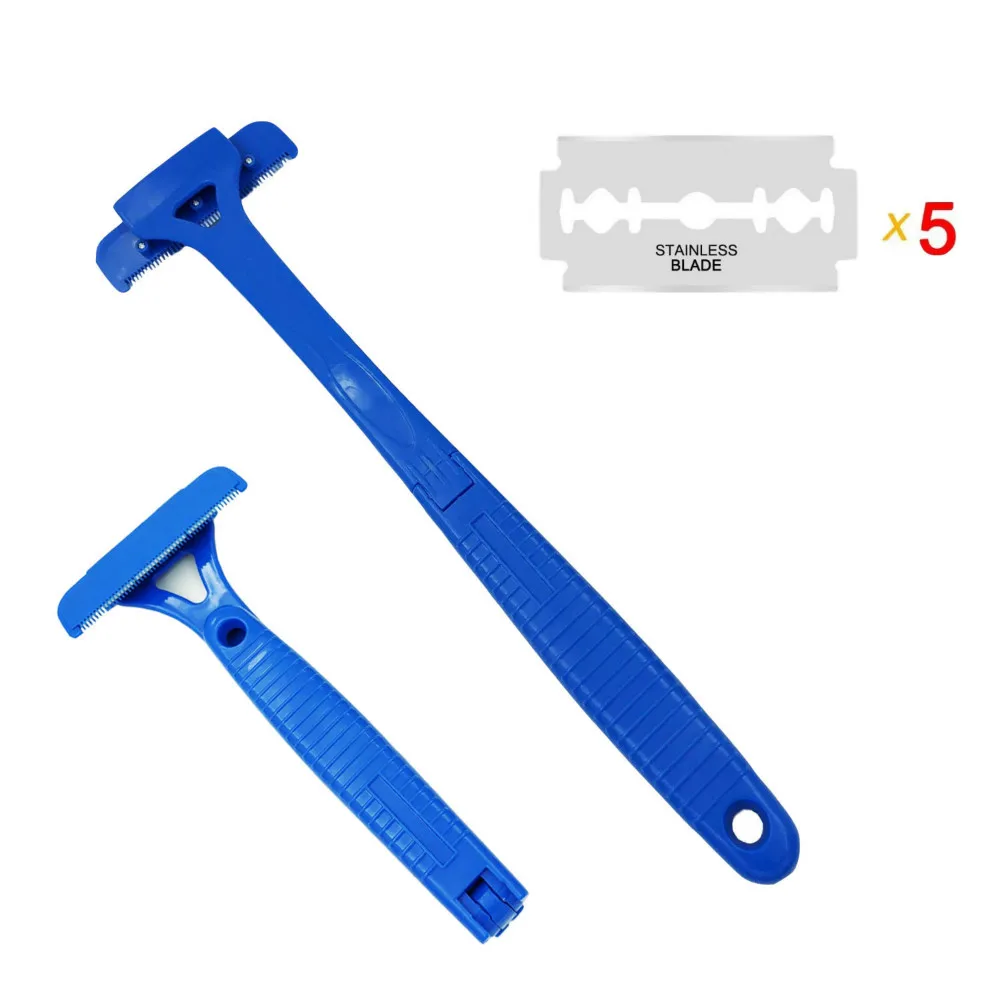 Безопасный мужской складной нож для бритья с длинной ручкой бритва тела триммер