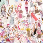 100 шт.упак. новые наклейки для женских фотоальбомов, стикеры для скрапбукинга