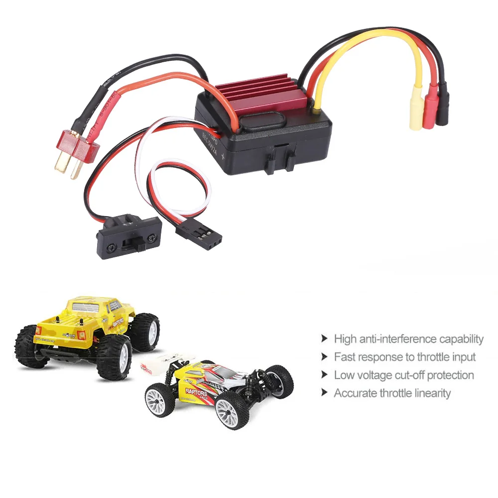 Оригинальные запчасти GoolRC S2435 1/16 кв Бессенсорный бесщеточный двигатель и 35A ESC