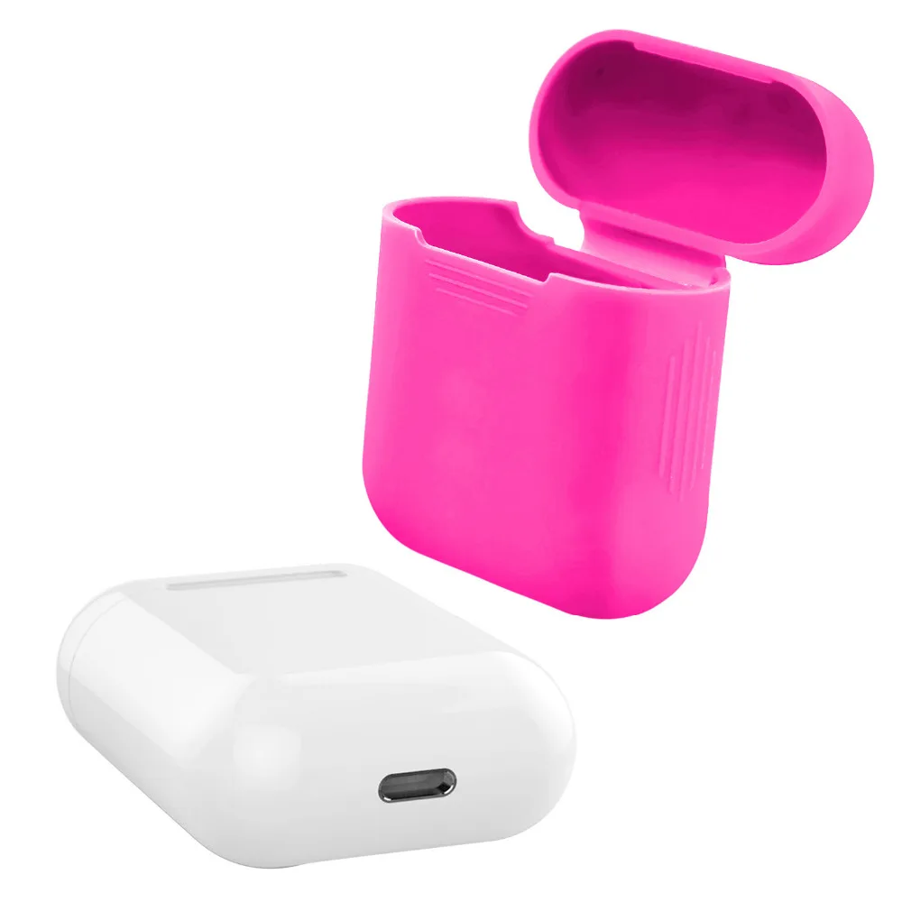 Силиконовый чехол для переноски Vococal чехол-сумка Apple Airpods Air Pods 1 2 беспроводные