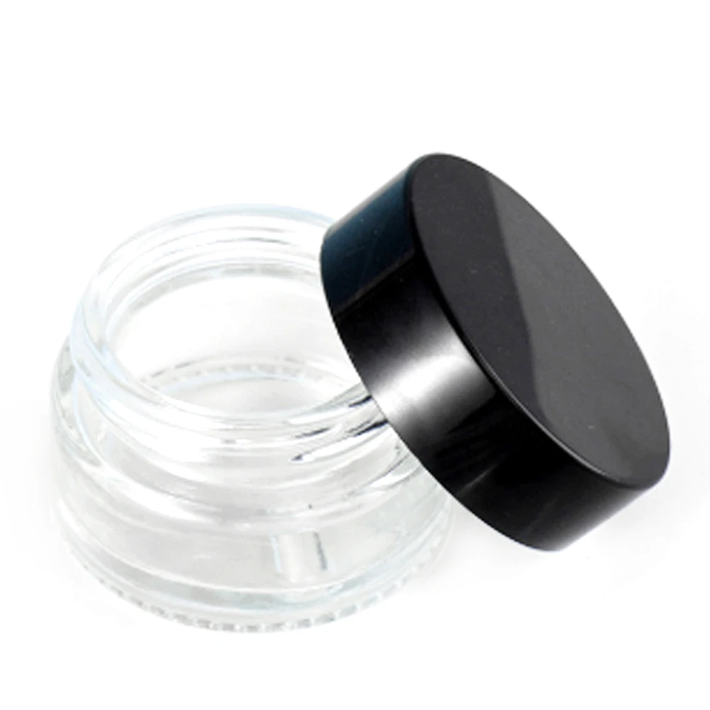 5 шт. Стекло банка мл масло воск Dab Кухня контейнер для хранения ювелирных изделий