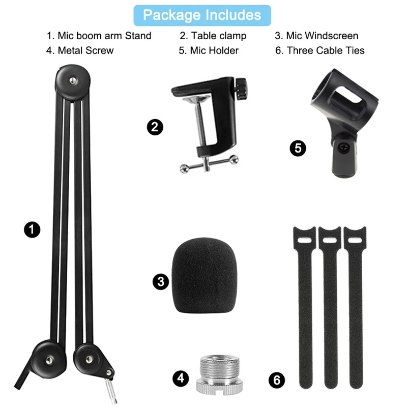 Подставка для микрофона рычаг тяжелая регулируемая подвеска ножничная пружина