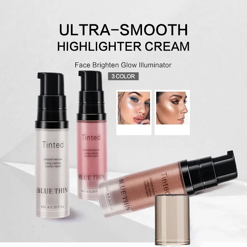 Highlighter Liquid Contouring Makeup Face Brightener Concealer Primer Bronzer Cosmetics Maquiagem maquillajes para mujer | Красота и
