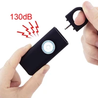 self defense siren safety alarm for women keychain with 130db sos led light personal alarms personal security keychain alarm