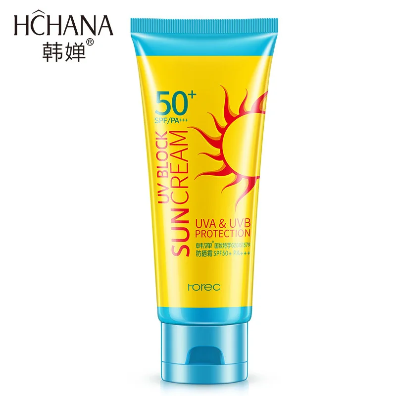 

Horec SPF 50+ PA+++ isolation Facial Body Sunscreen Sun Cream Face Sunshine Screen Creams Anti UV Block Sunblock Skin Care
