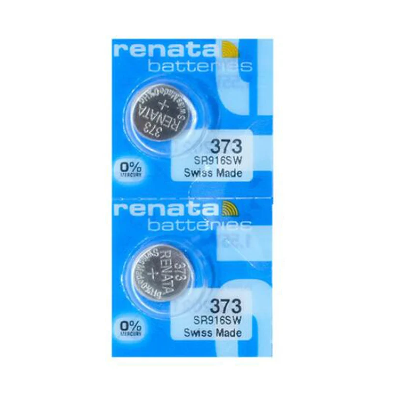 10X Renata 373 батареи для часов с оксидом серебра 916 долговечные SR916SW швейцарские
