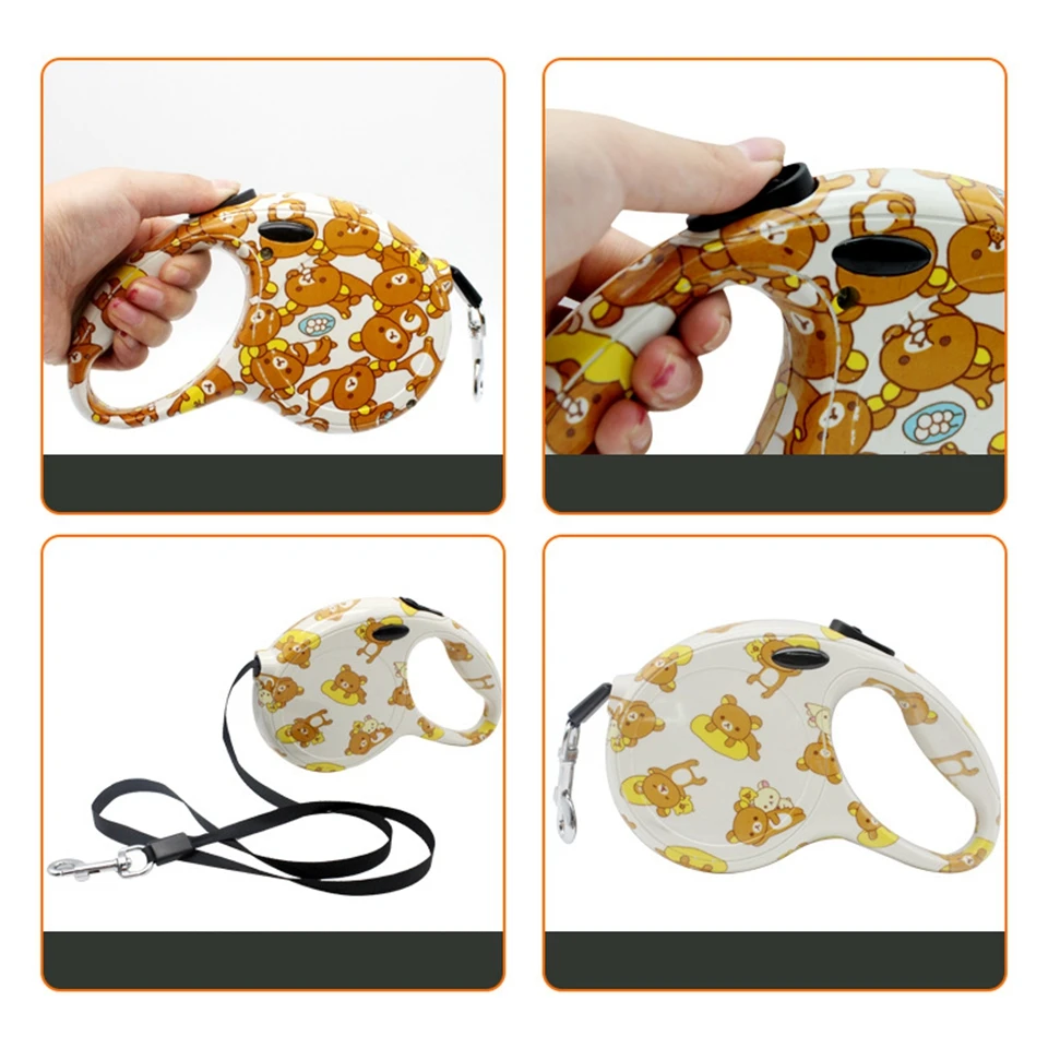 Товары для домашних животных 5 метров Φ больших собак автоматическая выдвижная