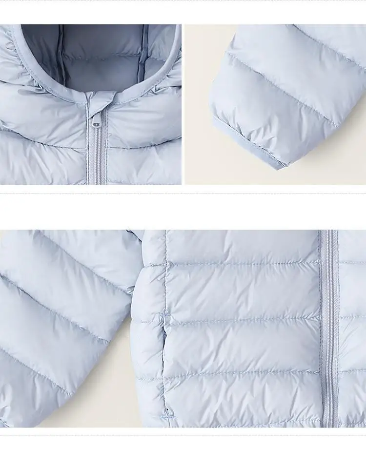 Куртка детская зимняя на утином пуху с капюшоном ярких цветов 2021 | Детская одежда