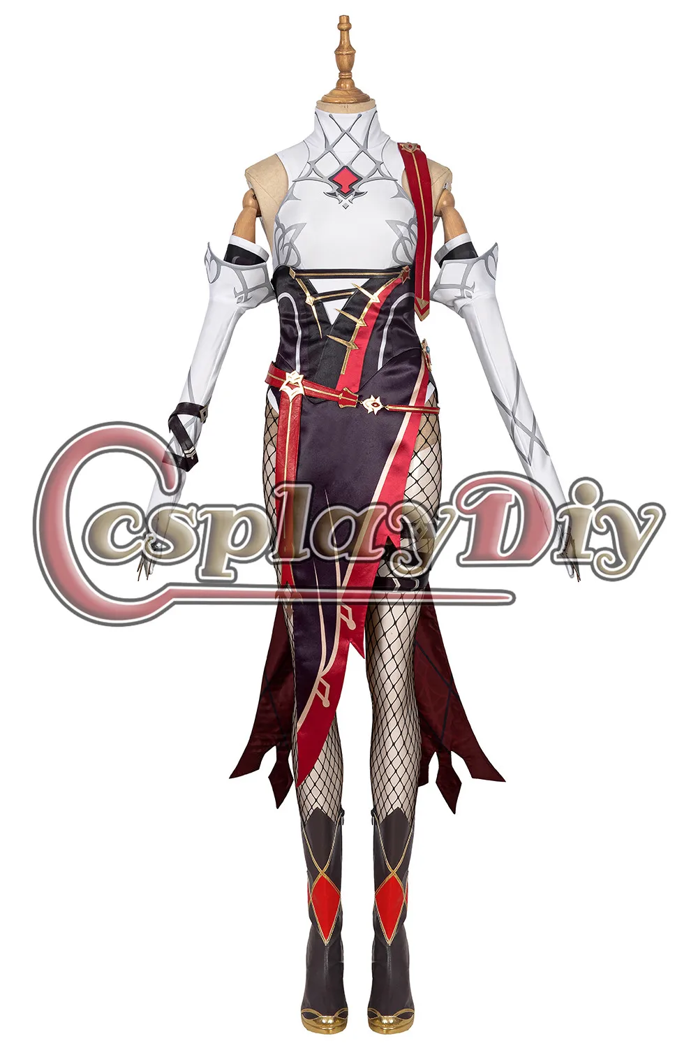 

Cosplaydiy Genshin Impact Rosalia Suit Uniform Cosplay Costume Game Full Set Dress Gorgeous Outfit Halloween Women Custom Made