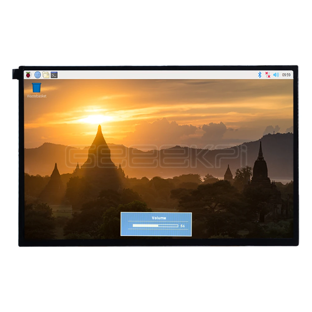 ЖК-экран GeeekPi 10 1 дюйма 1280*800 комплект для сборки HDMI монитор TFT ЖК-дисплей 5 в а Raspberry