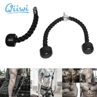 dr qiiwi tricep rope push pull down cord for muscle training fitness body building exercise gym pull rope body equipment
