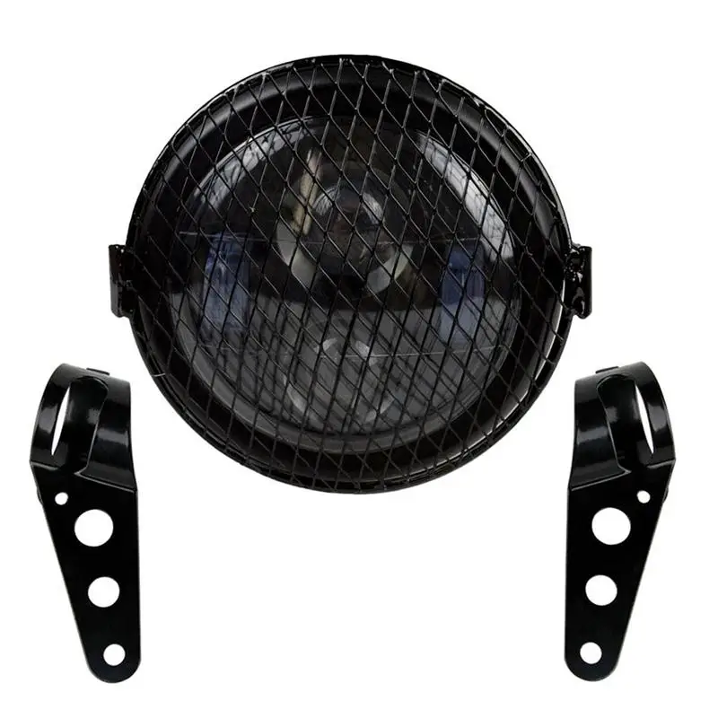 

6.5 Inch Motorcycle LED Headlight HeadLamp Bulb With Grille Bracket