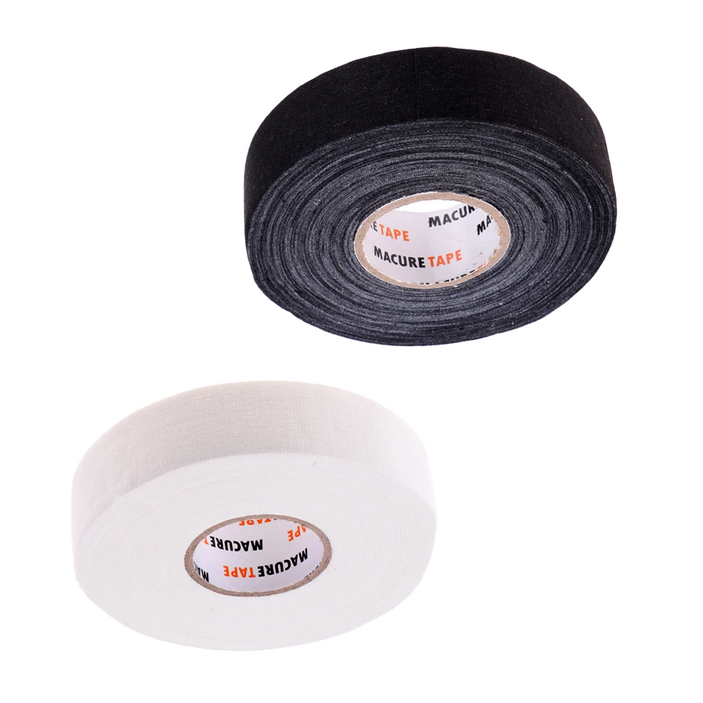 2 рулона Премиум Ткань Хоккей/Лакросс палка рулон ленты 1 дюйм X 25 ярдов|Хоккей на