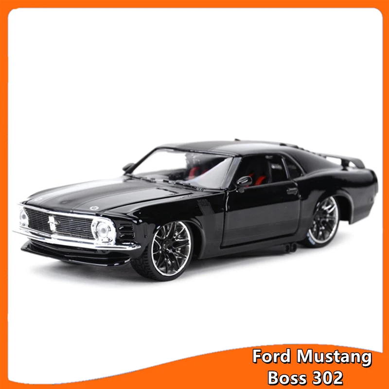 

SVIP Maisto 1:24 1970 Ford Mustang Boss 302 Sports Car Static Die Cast Vehicles Collectible Model Car Toys